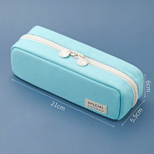 Load image into Gallery viewer, 21cm Large Capacity Rectangular Pencil Case Student Color Pencil Box
