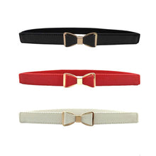 Load image into Gallery viewer, Knot Waistband Women Lady Elastic Wide Stretch Bow Waist Belt

