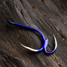 Load image into Gallery viewer, Fishhook 10Pcs Fishing Hook High-carbon Steel Two Strength Tip Sharp Fighting Hook With Barbed Fish Gear For Taiwan Sea Fishing
