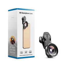 Load image into Gallery viewer, APEXEL HD 5 in 1 Camera Phone Lens 4K Wide Macro Lens Portrait Super Fisheye Lens CPL Filter for iPhone Samsung all cellphone
