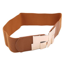 Load image into Gallery viewer, Fashion Elastic Belt Waistband Ultra Wide Adjustable Buckle Girdle Skinny Wide Belt
