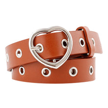 Load image into Gallery viewer, Women Ladies Vintage Heart Buckle Leisure Leather Belt Trouser Accessories

