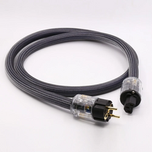 Load image into Gallery viewer, Hi-End 4Square hifi audio EU/US Power Cord Pure Copper Power Cable
