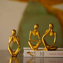 Load image into Gallery viewer, Abstract Mini Figure Sculpture Resin Decorations Home Living Room TV Cabinet Table Decoration Crafts
