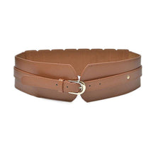 Load image into Gallery viewer, Women's Casual Simple Wide Belt Pin Buckle Belt Elastic Belt
