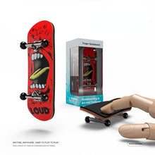 Load image into Gallery viewer, Wooden Fingerboard Complete Set 5 Layer Maple Wood Deck Bearing Wheels Alloy Truck Finger Skate Board Mini Skateboard Kid Toys

