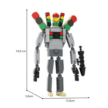 Load image into Gallery viewer, The Traffic Light Man &amp; Mini Cameraman Building Blocks Toy from Video:Skibidi Toilet,DIY Toys for Children‘s Gifts
