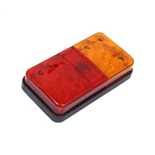 Load image into Gallery viewer, 2PCS 12V 24V 10 LED Tail Light Taillight Turn Signal Indicator Stop Lamp Rear Brake Light for Car Truck Trailer Caravan
