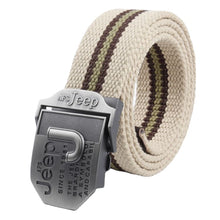 Load image into Gallery viewer, Buckle Casual Weaving Belt Battlefield Canvas Belt Trendy Thickening plus Thick Pants Belt
