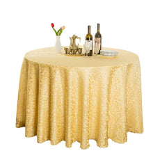 Load image into Gallery viewer, Hotel Wedding Tablecloth Restaurant Ding Room round Table Crocheted Tablecloth round Morning Glory Table Cloth
