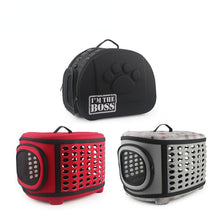 Load image into Gallery viewer, Travel Pet Bag Cat Flower Carriers Bags Breathable Pink Folding Small Dog Outdoor Shoulder Bag Folding Cats Carrying
