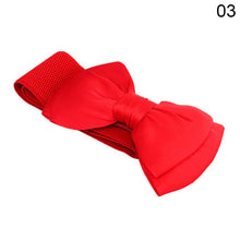 Load image into Gallery viewer, Women Belt Long Section Of the Circle Soft Leather Bowknot Body Shaping Bands Wide Belts
