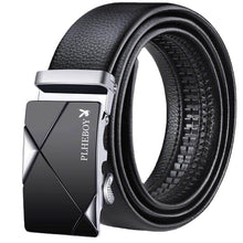 Load image into Gallery viewer, Men's Belt Automatic Buckle Belt Male Live Streaming on Kwai Supply Young and Middle-Aged Pant Belt

