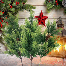 Load image into Gallery viewer, 1pcs Artificial with Fruit Green Plant Pine Branch Decoration Christmas Tree Decoration Accessories
