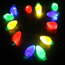 Load image into Gallery viewer, LED Christmas Lights Necklace Light Up Bulb For Wedding Party Celebration Favors Decoration
