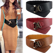 Load image into Gallery viewer, Atmospheric Ultra Wide Girdle Women Elastic Belt Elegant Ladies 1Pc Dress Decor Waistband

