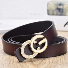 Load image into Gallery viewer, Ladies Belt Pure Fashion Simple Style Leather Women Casual Pants Belt
