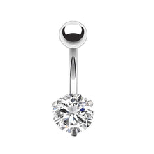 Load image into Gallery viewer, 1pc Women Beauty Belly Navel Piercing Ring Surgical Steel Rhinestone Sexy Navel Button Rings Body Jewelry Pendientes 14G Earring
