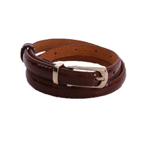 Load image into Gallery viewer, Womens Middle Wide Imitation Leather Waist Belt Lady Ring Buckle Solid Waistband
