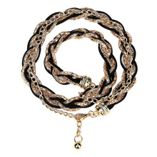 Load image into Gallery viewer, Women's Weave Metal Chain Waist Belt Body Chain  Waistband
