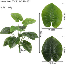 Load image into Gallery viewer, Artificial Green Plant Potted Flower Feel Leaf Artificial Monstera Leaf Home Decoration Plant Simulation Green Plant
