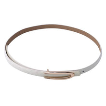 Load image into Gallery viewer, Fashion Women's Thin Patent Leather Belt U-shaped Buckle Belt

