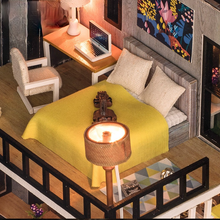 Load image into Gallery viewer, Dollhouse Miniature with Furniture with Light and Musical Core
