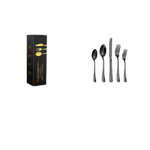Load image into Gallery viewer, Stainless Steel Knife, Fork and Spoon Set Stainless Steel Tableware Steak Knife, Fork and Spoon 5-Piece Set 20-Piece Set
