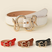 Load image into Gallery viewer, Beatit Women Fashion Waist Belt Snake Design Belt Thin Buckle Leather Waistband
