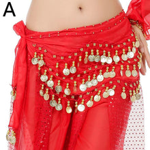 Load image into Gallery viewer, Women's Belt Waist Chain Belt Belly Dancing Clothing Accessories Hip Scarf 3 Rows Fashion
