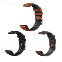 Load image into Gallery viewer, 22mm Leather watch band for Huawei GT 2 Samsung Gear-46
