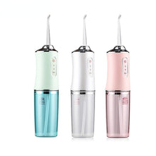 Load image into Gallery viewer, 3 Modes Oral Irrigator USB Rechargeable Portable Dental Water Jet Water Tank Waterproof Teeth Cleaner Dental Water Jet +1/4 Jet 0ral irrigator
