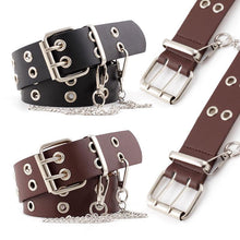 Load image into Gallery viewer, Fashion Women Punk Retro Belt Lady Leather Jeans Decorative Waistband
