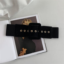 Load image into Gallery viewer, Simple All-match Women's Belt Elastic Wide Belt Coat Belt
