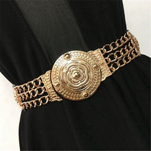 Load image into Gallery viewer, Clothing Accessories Women Flower Waist Belts Fashion Ladies Floral Elastic Wide Belt
