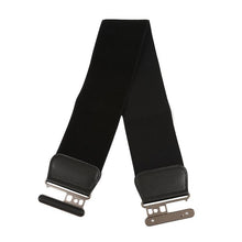 Load image into Gallery viewer, Fashion Womens Ladies Faux Leather Wide Elastic Buckle Thin Waist Belt Hot
