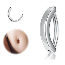 Load image into Gallery viewer, Simple Navel Ring Stainless Steel Sexy Navel Ring Navel Buckle Piercing Body Jewelry
