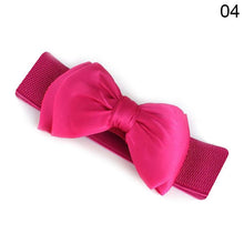 Load image into Gallery viewer, Women Belt Long Section Of the Circle Soft Leather Bowknot Body Shaping Bands Wide Belts

