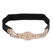 Load image into Gallery viewer, Clothing Accessories Women Flower Waist Belts Fashion Ladies Floral Elastic Wide Belt
