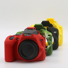 Load image into Gallery viewer, Silicone Case Cover DSLR Camera Bag for Nikon D850 Z7 Z6 Z5 D750 D3200 D3300 D3400 D3500 D5300 D5500 D5600 D7100 D7200 D7500
