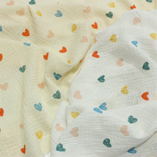 Load image into Gallery viewer, 135x50cm Double Cotton Crepe Gauze Sewing Fabric, Making Children's Pajamas Anti Mosquito Pants Small Blanket Cloth
