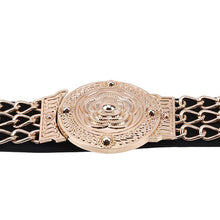 Load image into Gallery viewer, Clothing Accessories Women Flower Waist Belts Fashion Ladies Floral Elastic Wide Belt
