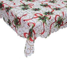 Load image into Gallery viewer, Merry Christmas Rectangular Printed Fabric Party Picnic Tablecloth 150*180cm
