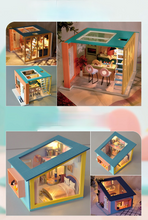 Load image into Gallery viewer, DIY Dollhouse Kit Wooden Building Model Creative Toy Birthday Gift
