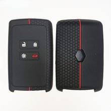Load image into Gallery viewer, Ceyes Silicone Car Key Cover For Renault Megane 3 4 Kadjar Captur Koleos Espace Clio Scenic 4 Arkana Smart Remote Protect Case
