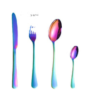 Load image into Gallery viewer, Stainless Steel Tableware 4 Main Pieces Gift Set 6-Person Gift Box Knife, Fork and Spoon 24-Piece Set
