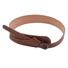 Load image into Gallery viewer, Women Fashion Belts Waist Oblique Buckle Wide Band Cross Body Cummerbund Belt
