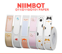 Load image into Gallery viewer, NIIMBOT D11/D101/D110  Label Paper Name Sticker Waterproof Classified Storage Color Sticker for Niimbot D110 D11 D101 Printer
