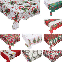 Load image into Gallery viewer, Merry Christmas Rectangular Printed Fabric Party Picnic Tablecloth 150*180cm
