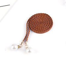 Load image into Gallery viewer, Ladies Boutique Dress Waist Belt Beads Decorative Long Waist Chain Accessories
